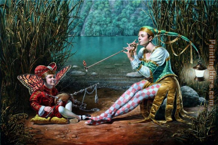 Michael Cheval Lullaby for the Butterfly King II